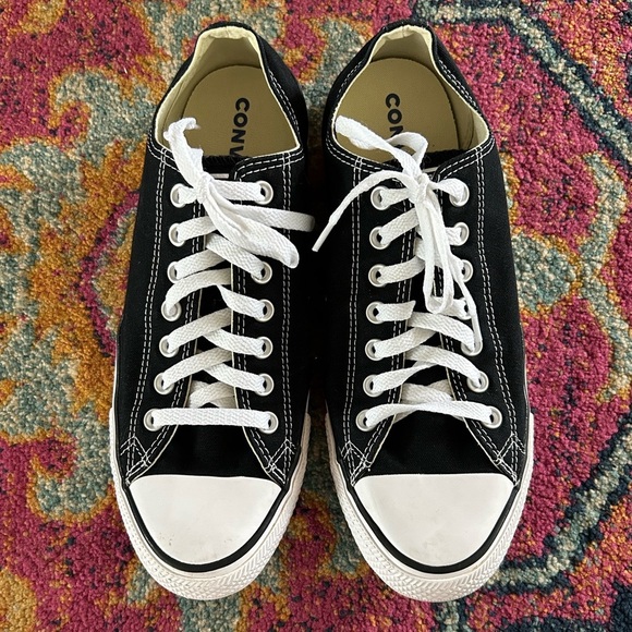 Converse | Unisex black classic All Star lace up sneakers Men’s 9.5 Women’s 11.5 - Picture 15 of 16